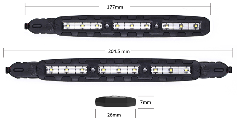 Low Profile Work Light Dimensions