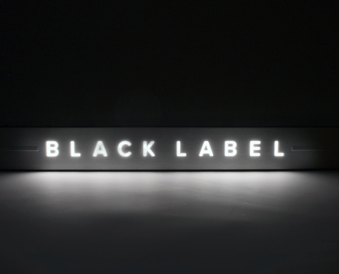 Illuminated Door Sill - Black Label